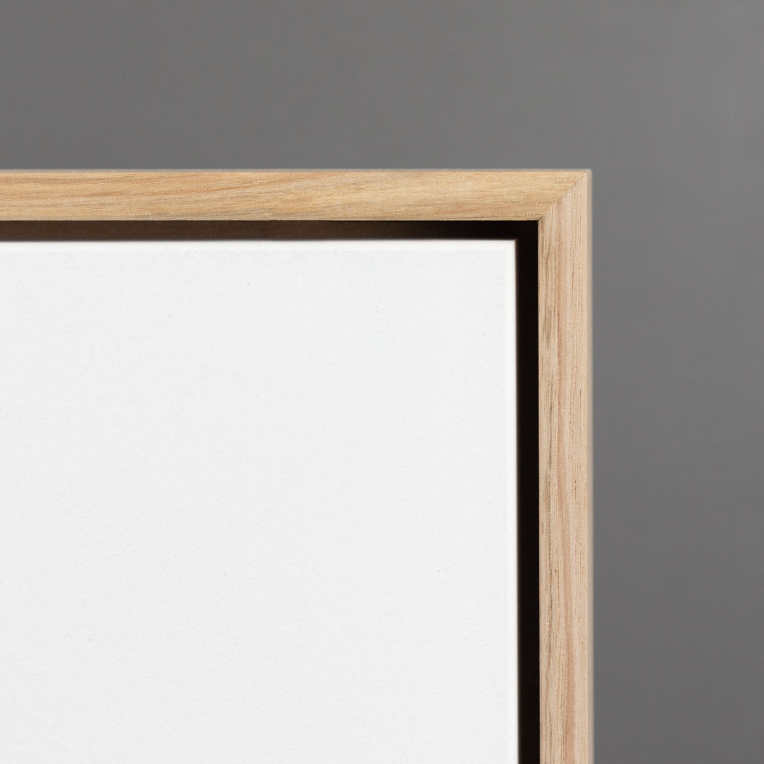 Vic Ash Floating Frame with Primed Art Board - Square/Rectangle