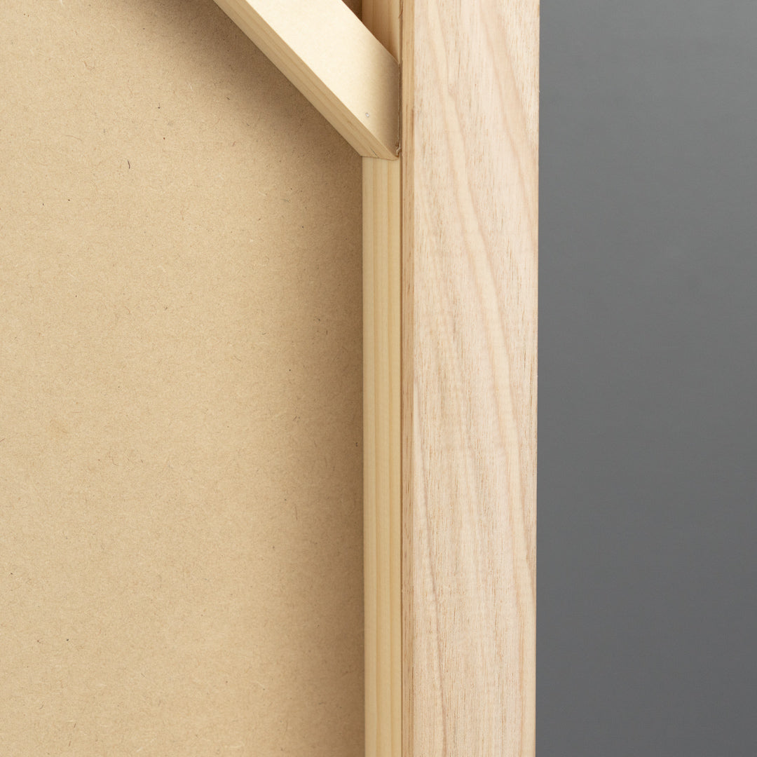 Vic Ash Floating Frame with Primed Art Board - Square/Rectangle