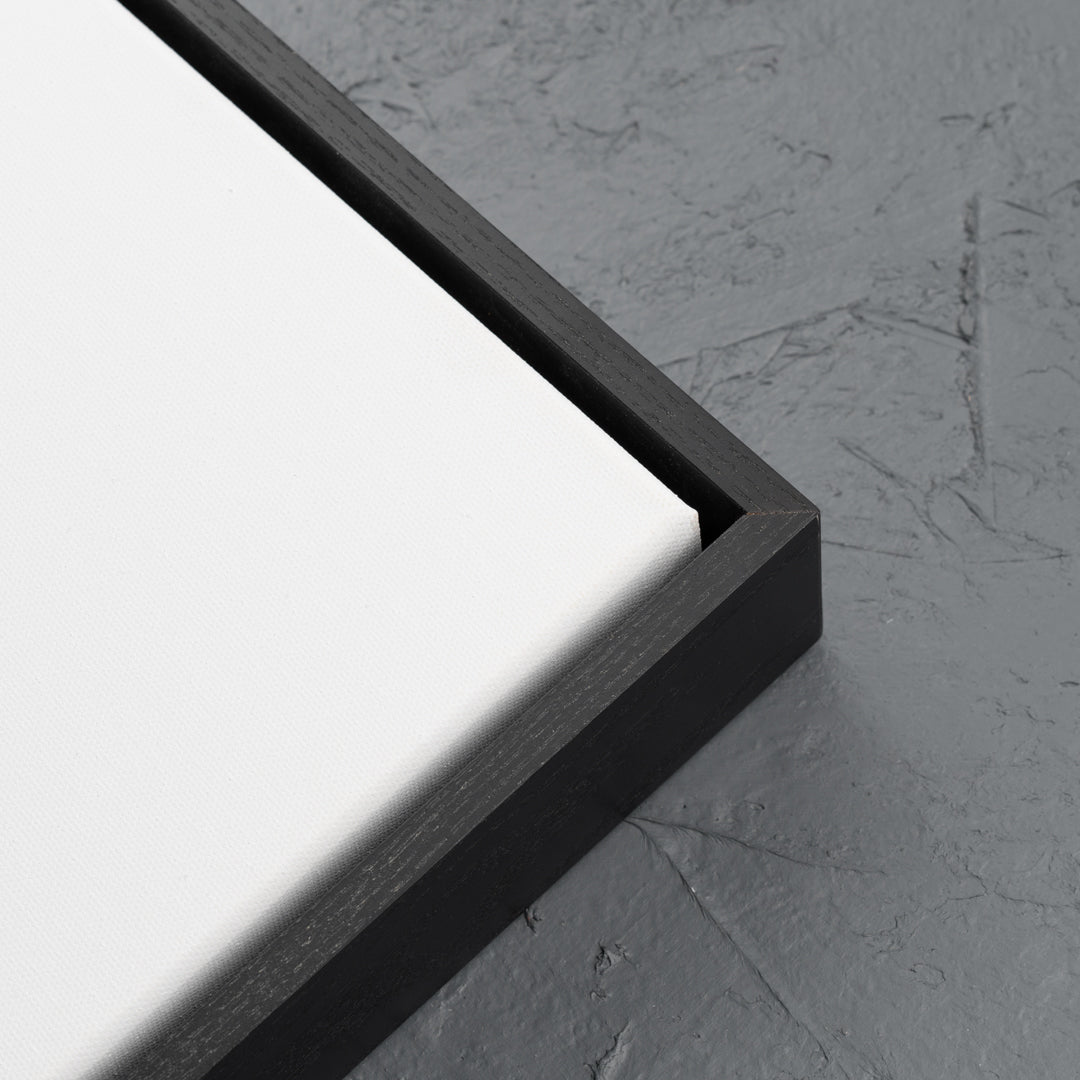 BLACK CreateART Triple Primed Gallery Cotton Canvas with Floating Frame