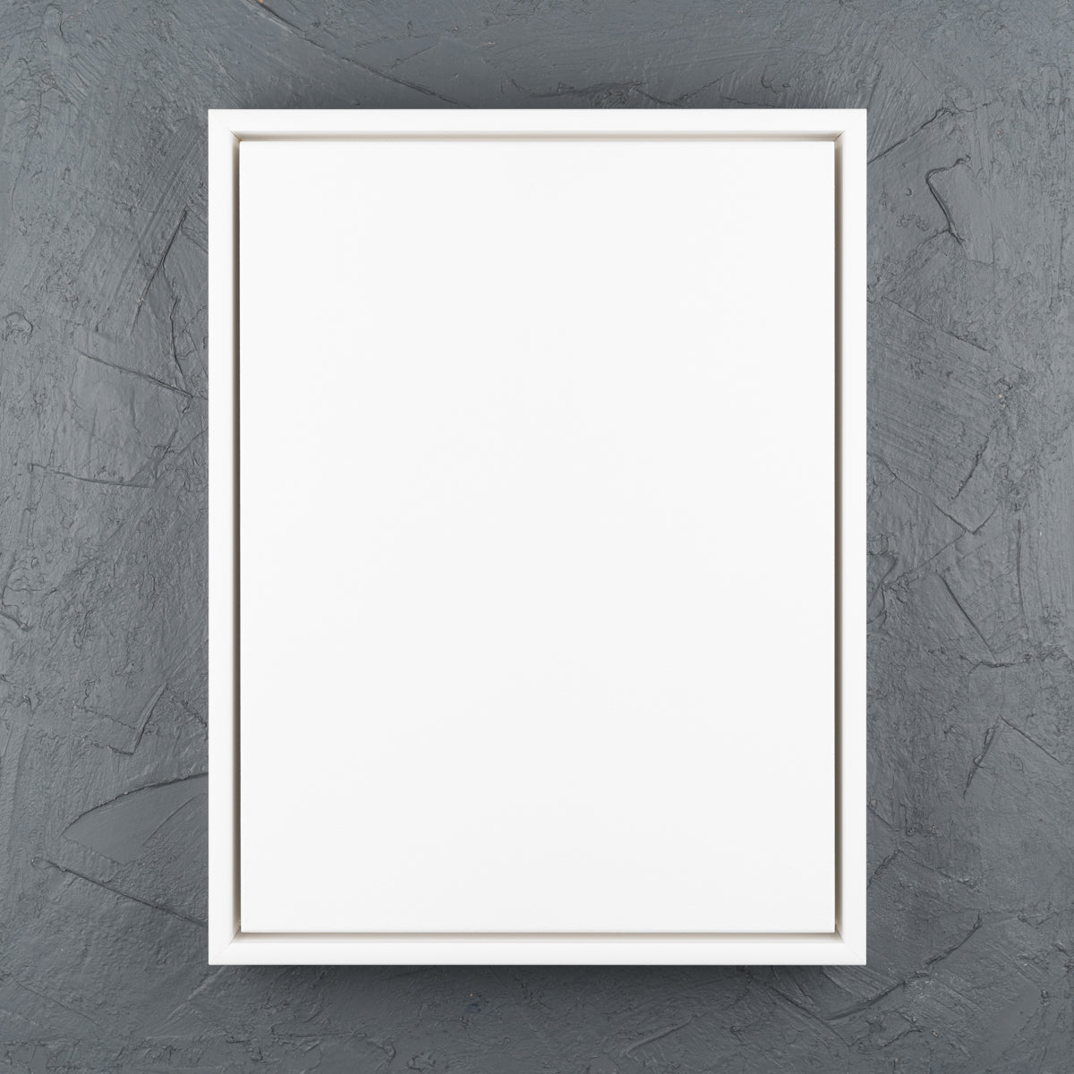 White Floating Frame with Primed Art Board - Square/Rectangle