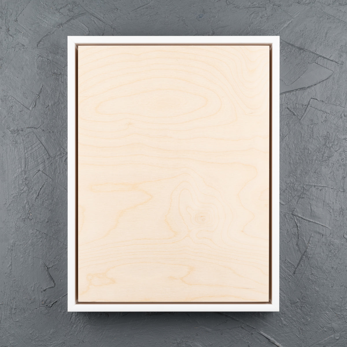 White Floating Frame with Premium Birch Art Board - Square/Rectangle