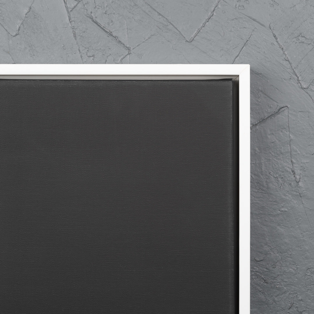 BLACK CreateART Triple Primed Gallery Cotton Canvas with Floating Frame