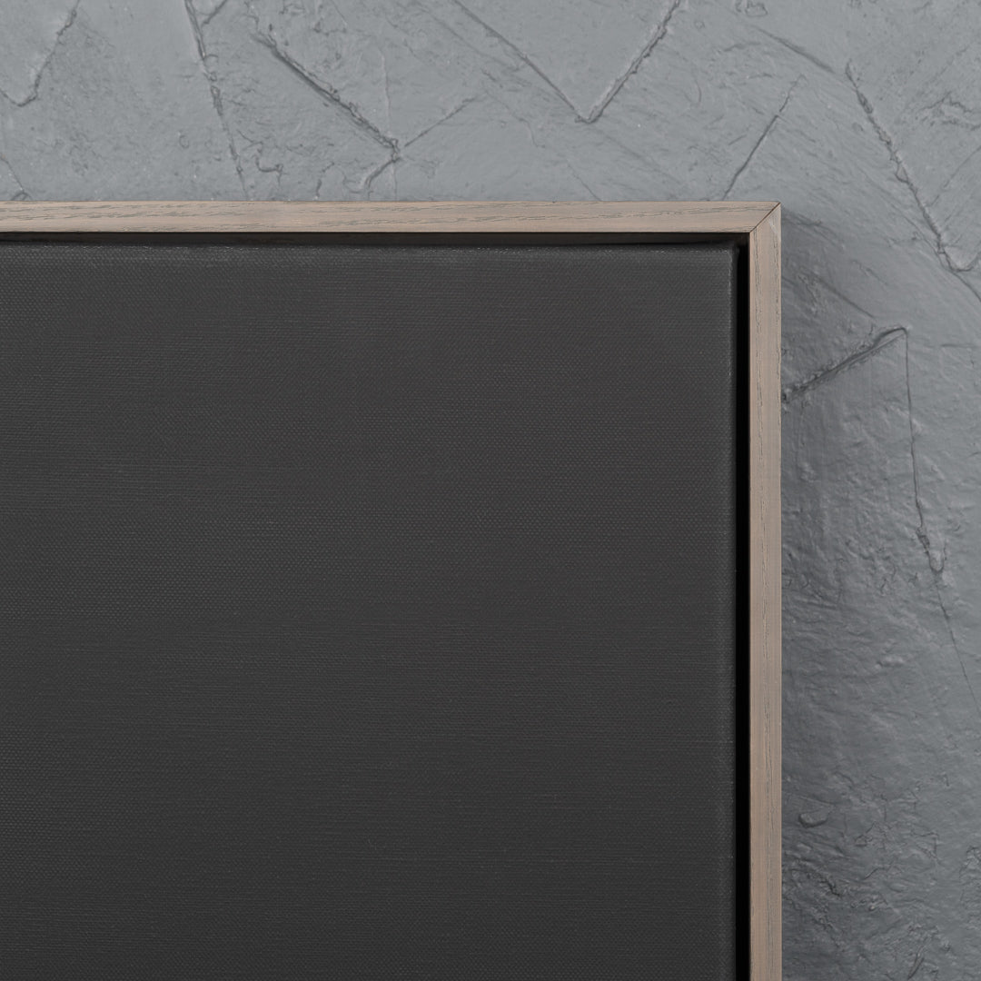 BLACK CreateART Triple Primed Gallery Cotton Canvas with Floating Frame