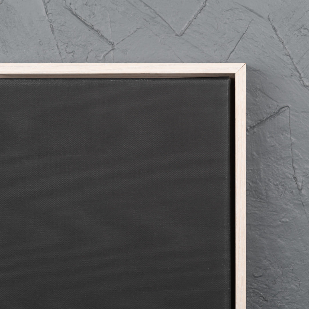 BLACK CreateART Triple Primed Gallery Cotton Canvas with Floating Frame