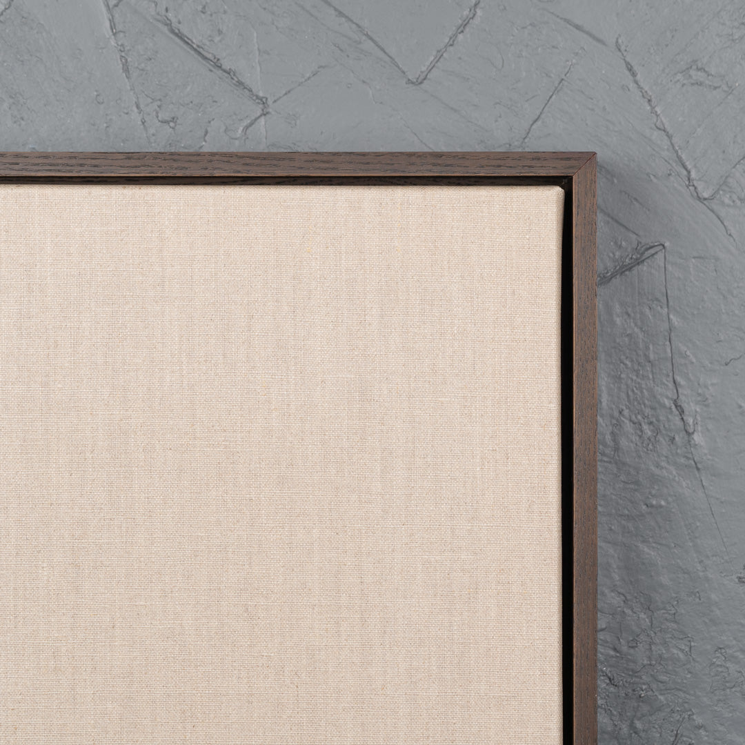 CreateART Transparent Linen Gallery Canvas with Floating Frame
