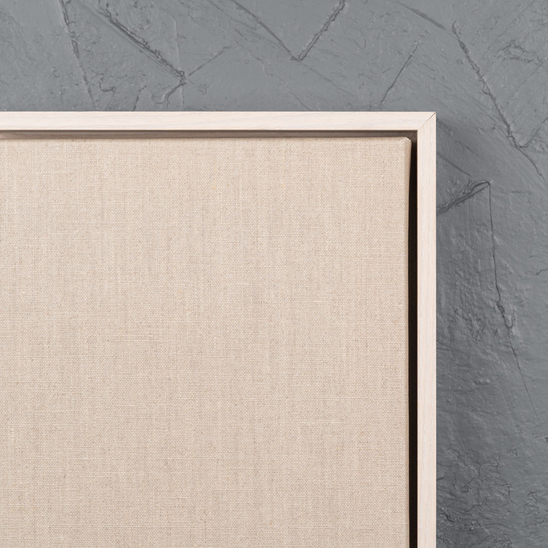 CreateART Transparent Linen Gallery Canvas with Floating Frame