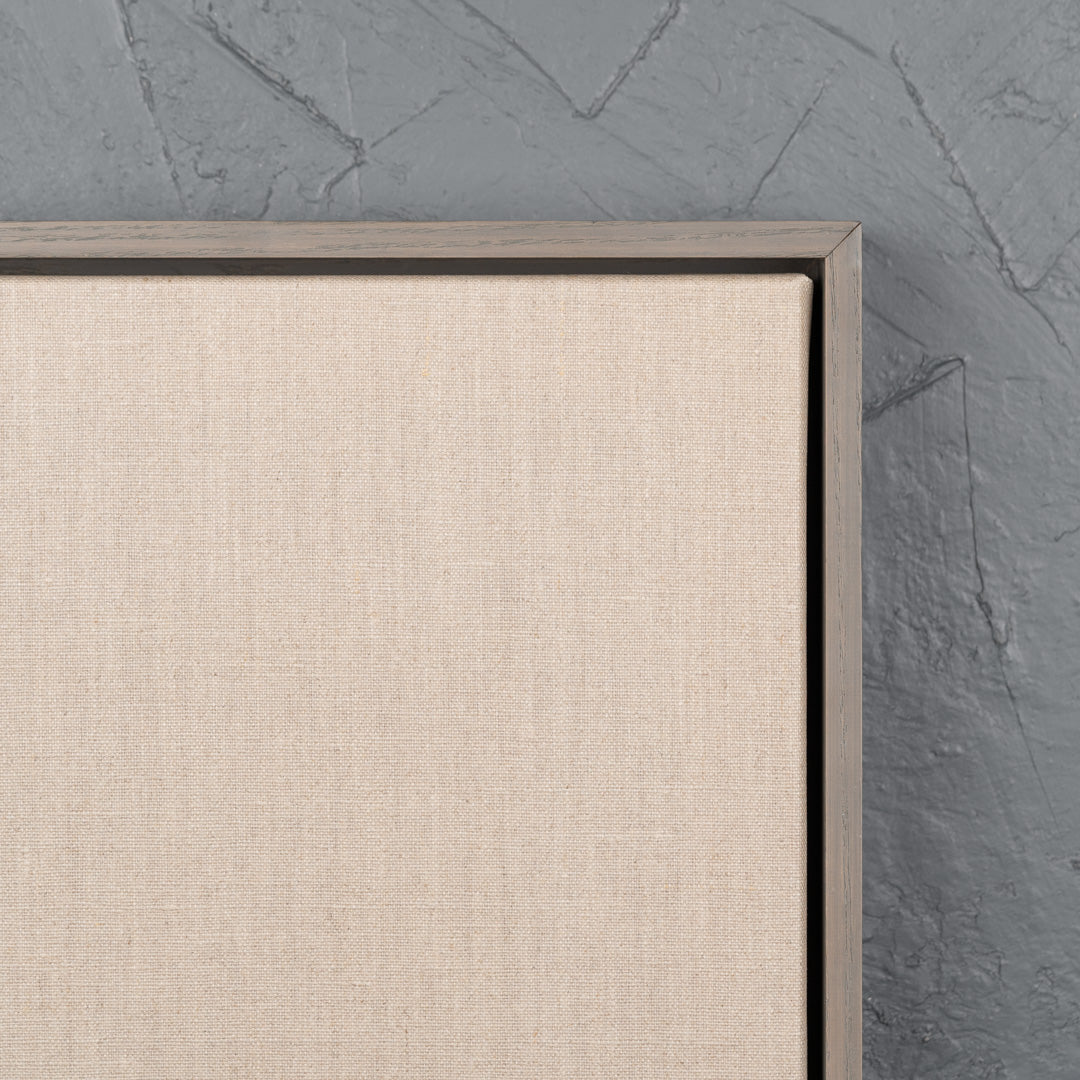 CreateART Transparent Linen Gallery Canvas with Floating Frame