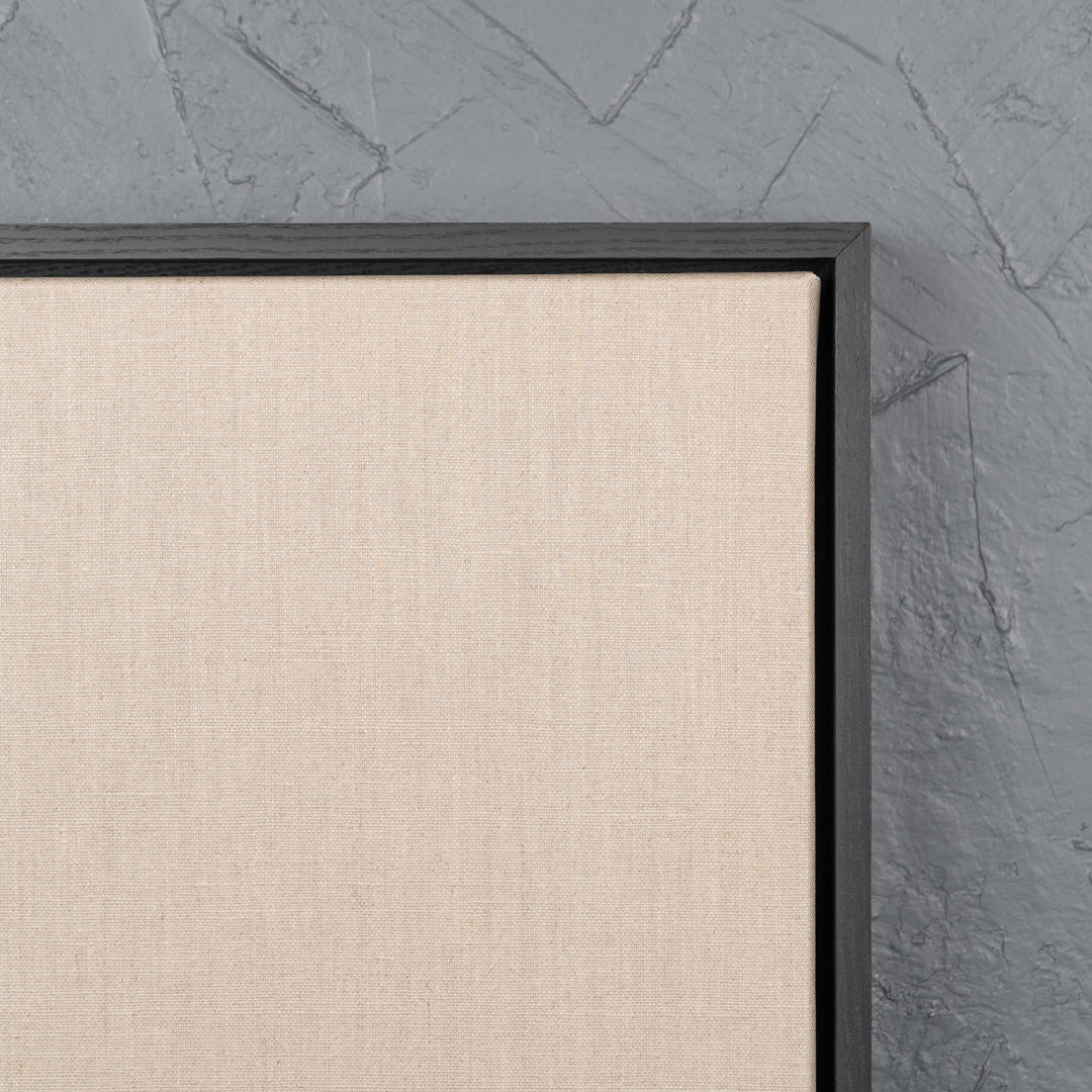 CreateART Transparent Linen Gallery Canvas with Floating Frame