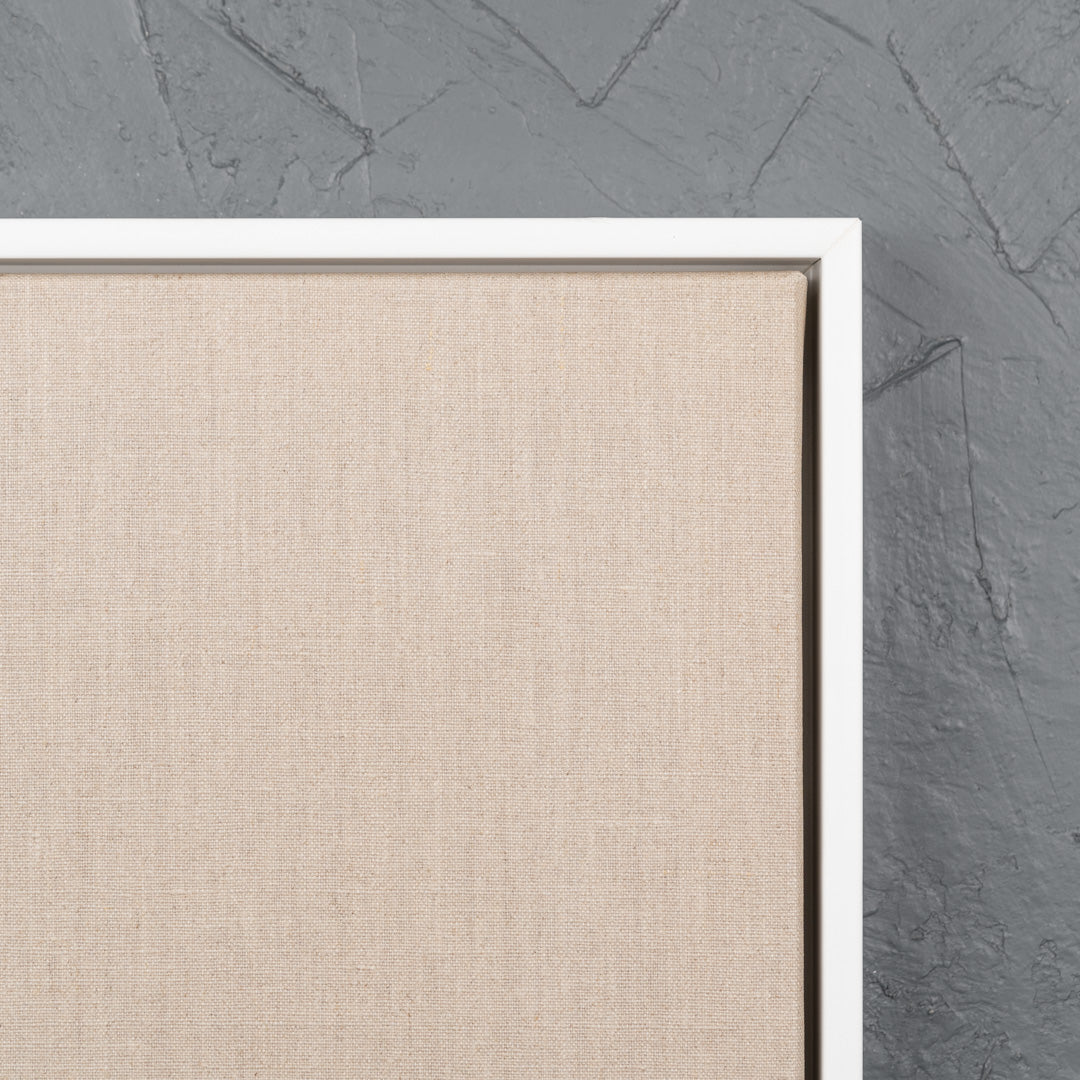 CreateART Transparent Linen Gallery Canvas with Floating Frame