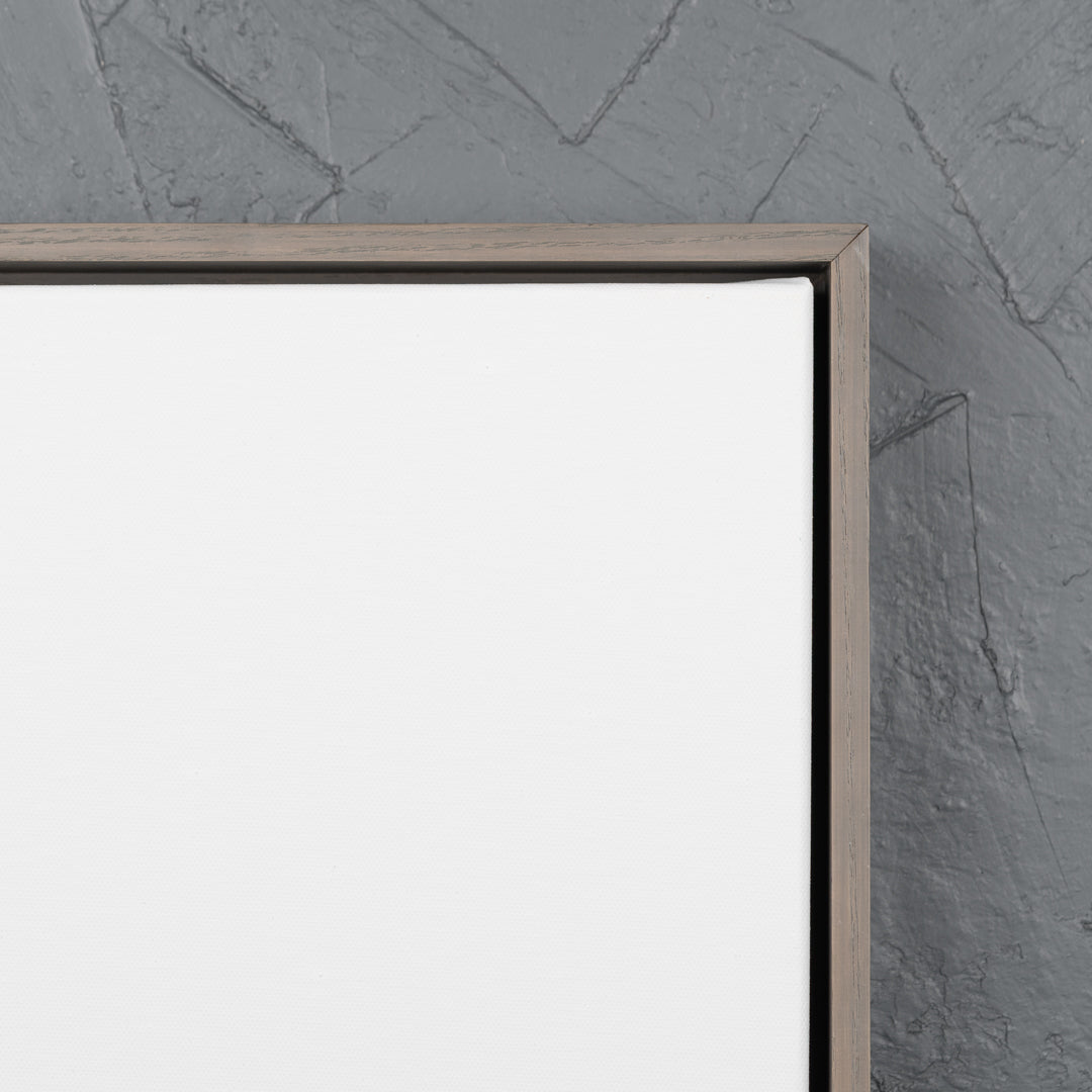 CreateART Triple Primed Gallery Linen Canvas with Floating Frame