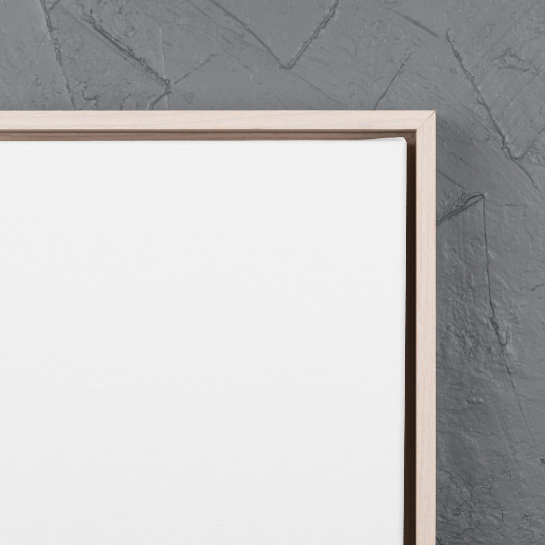 CreateART Triple Primed Gallery Linen Canvas with Floating Frame