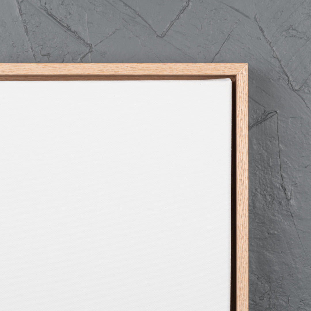 CreateART Triple Primed Gallery Linen Canvas with Floating Frame