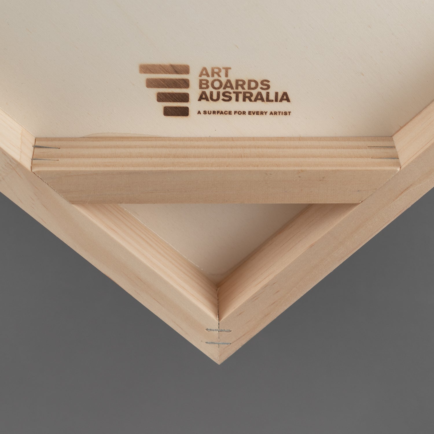 poplar art board painting panel corner bracing