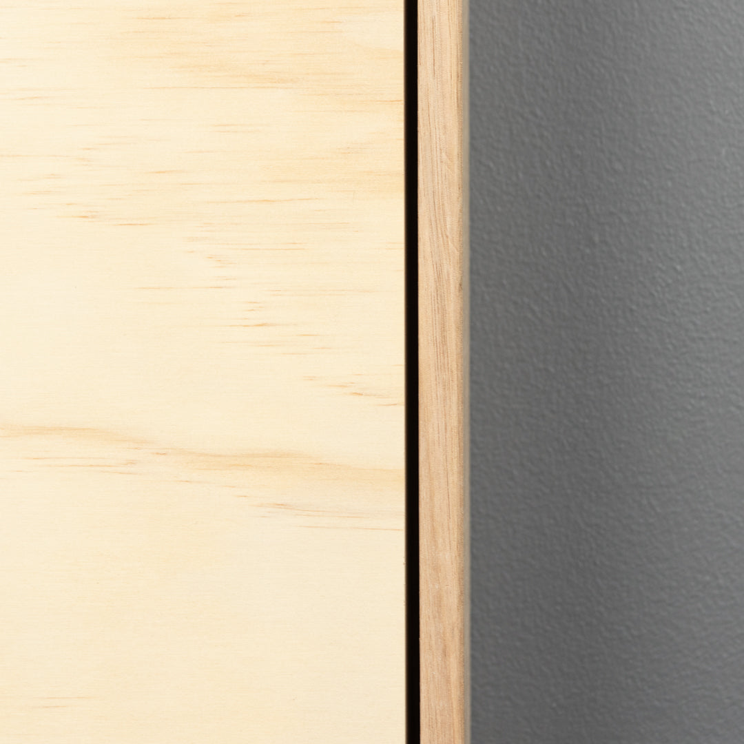 Vic Ash Floating Frame with Premium Pine Art Board - Square/Rectangle