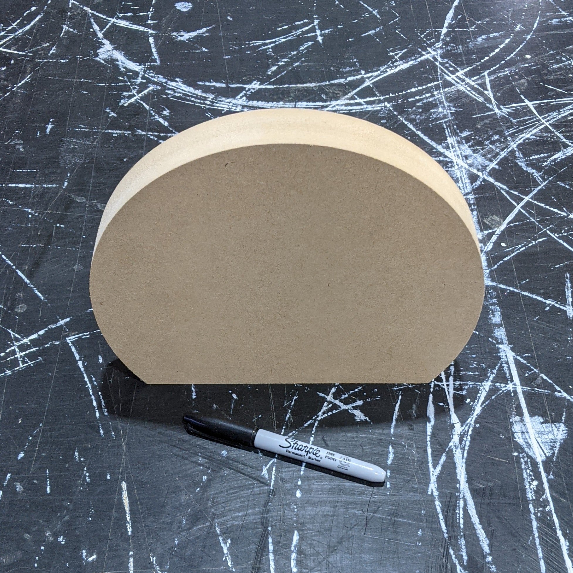 MDF Semicircle 32mm Solid *Special*
