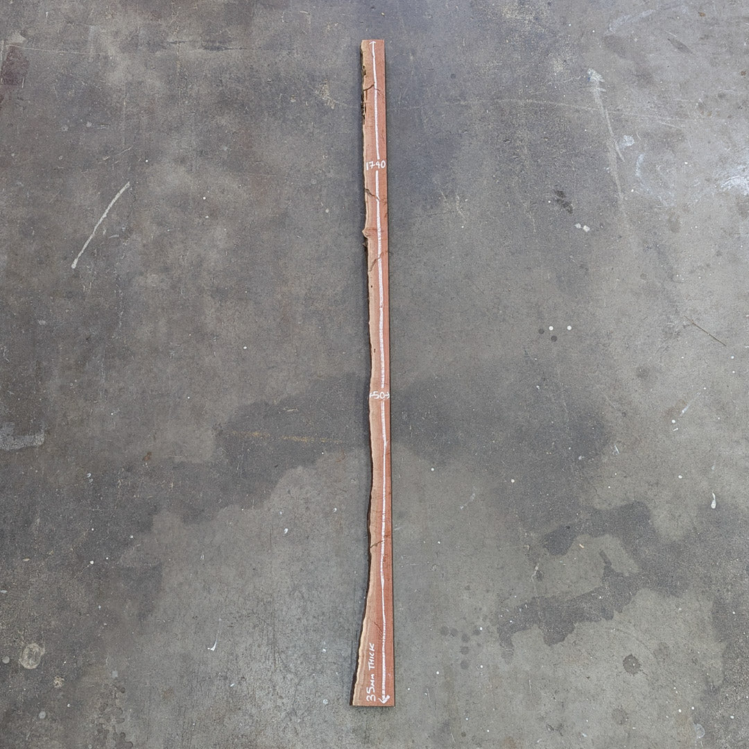 Redgum Live Edge Timber Slab