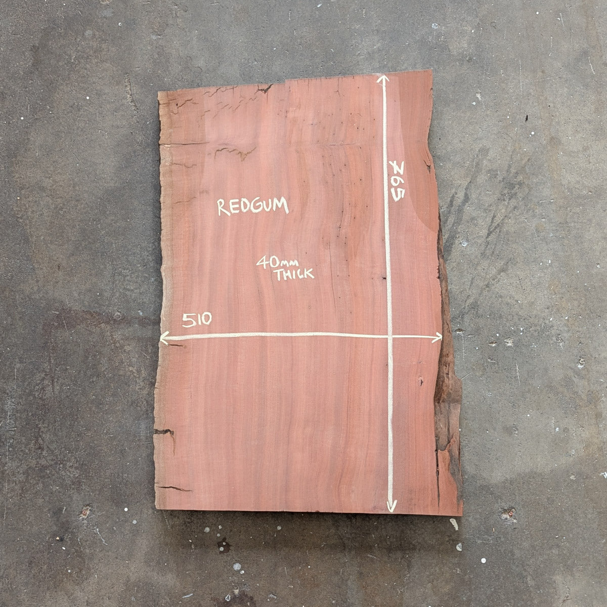 Redgum Timber Slab