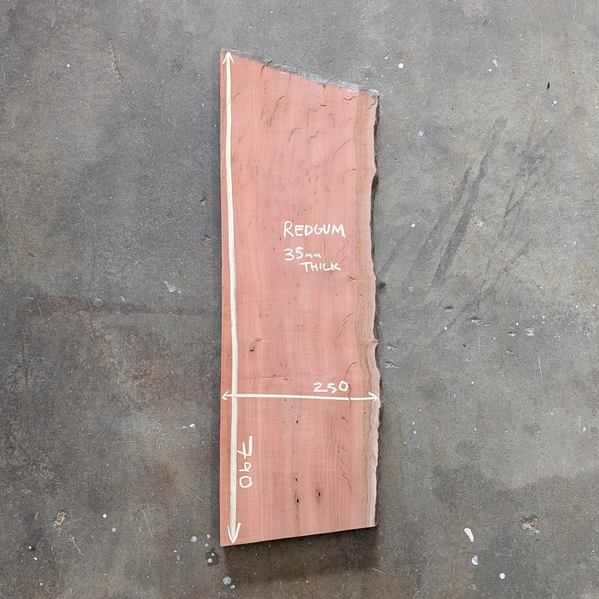 Redgum Timber Slab