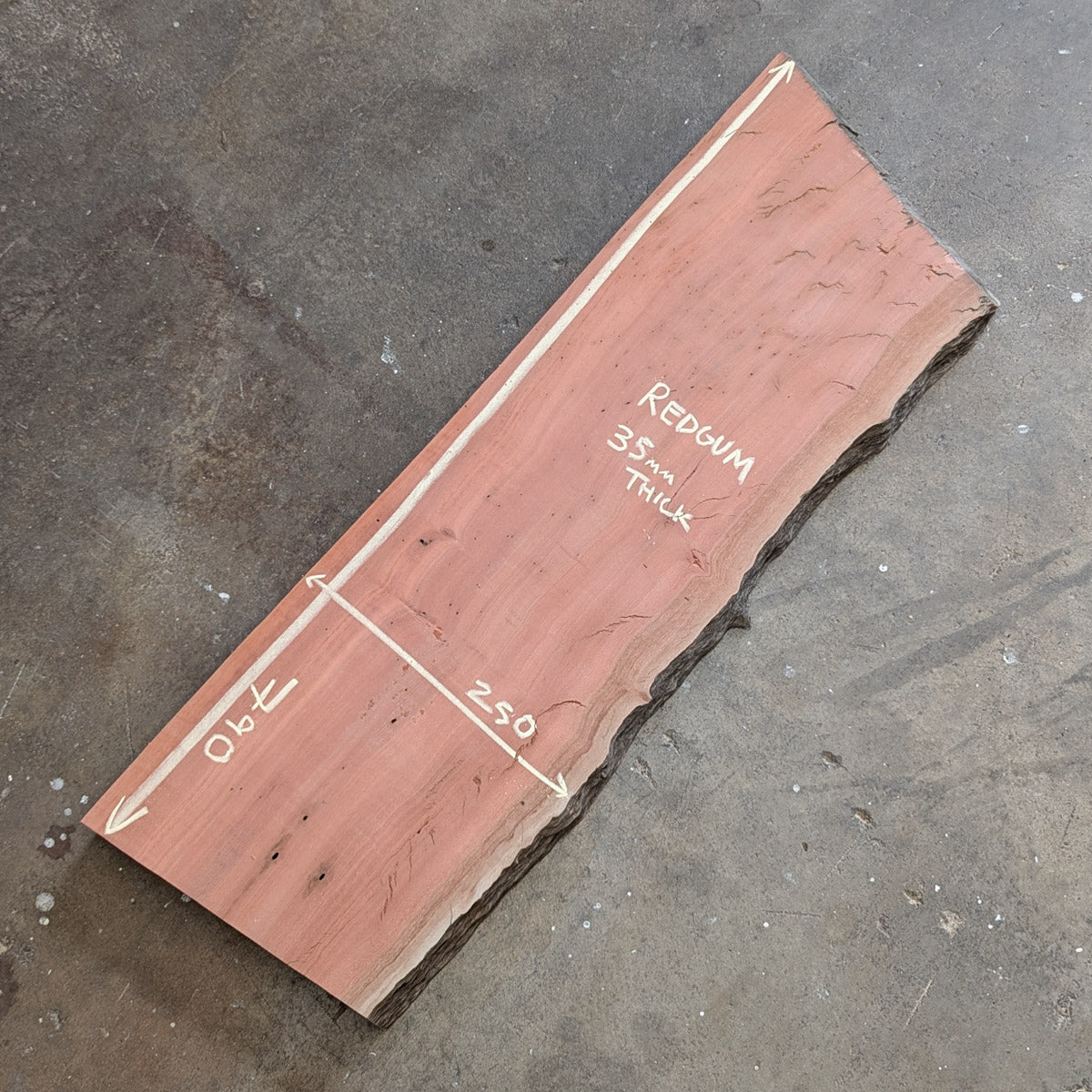 Redgum Timber Slab
