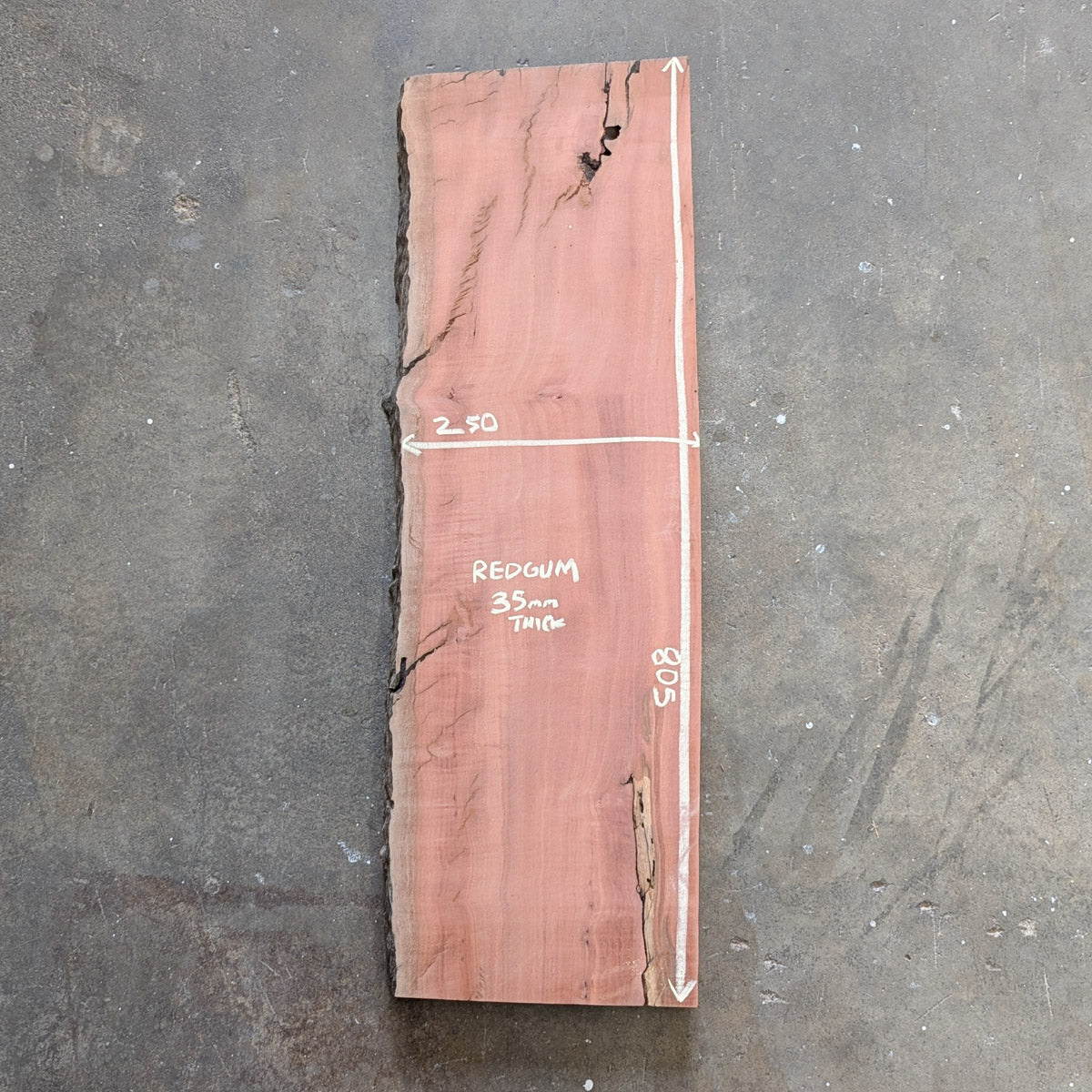 Redgum Timber Slab