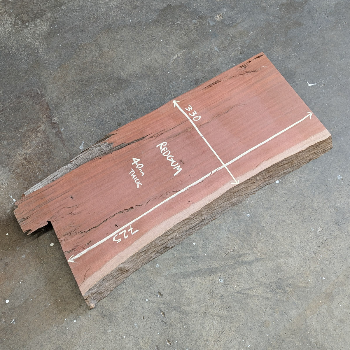 Redgum Timber Slab