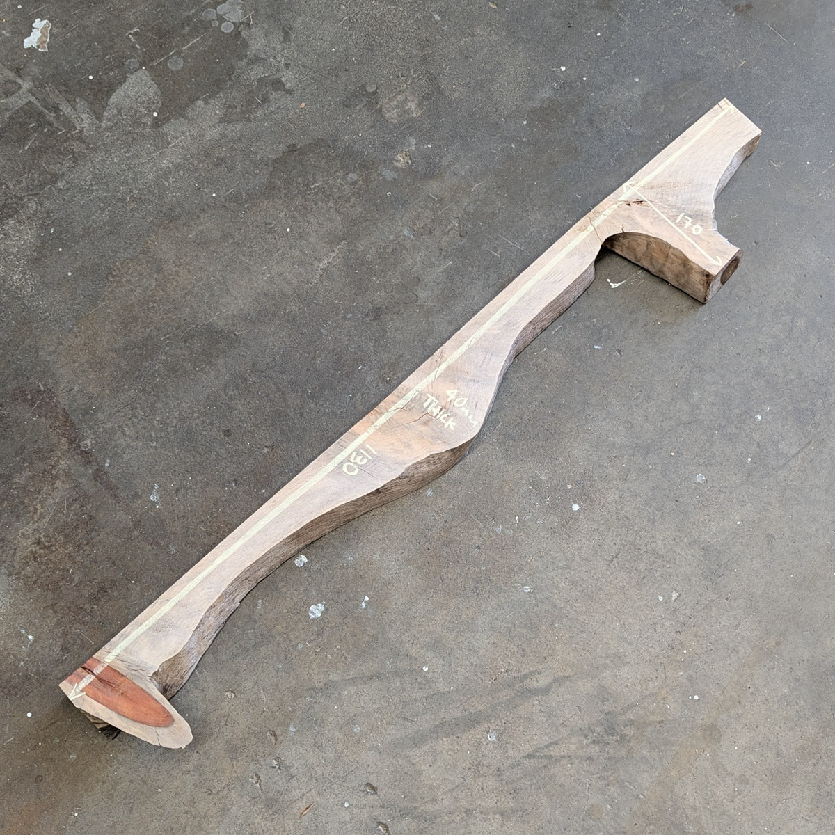 Norfolk Pine Live Edge Timber Slab