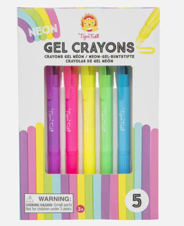 Neon Gel Crayons 5pk