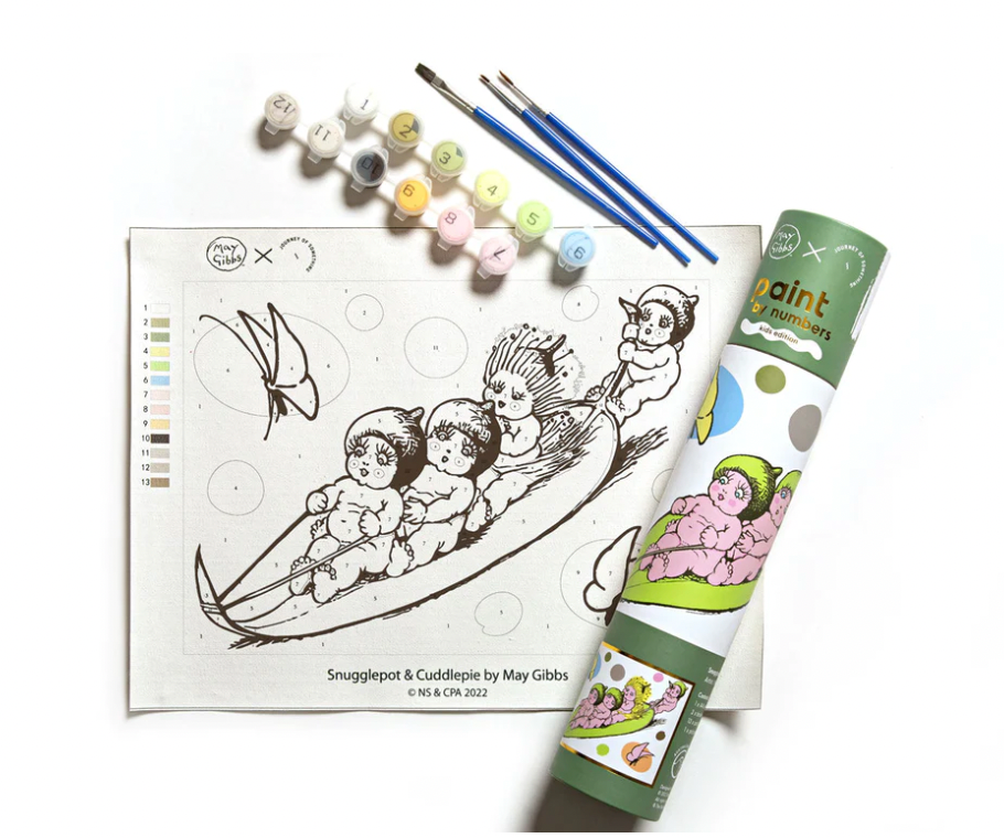 Kids Paint By Numbers - May Gibbs