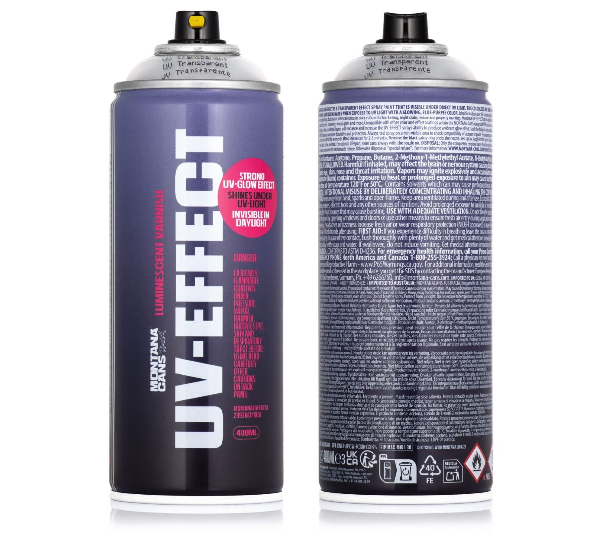 Montana UV Effect Transparent Spray Paint
