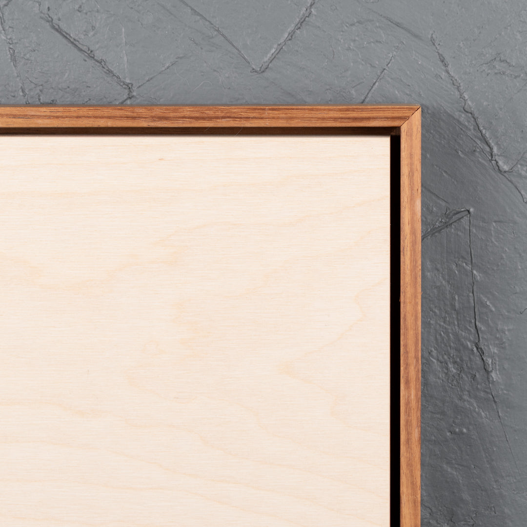 Blackwood Floating Frame with Premium Birch Art Board - Square/Rectangle