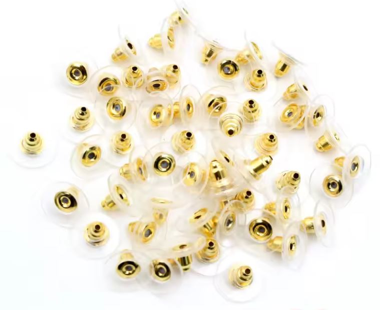 Plastic Metal Earring Backings
