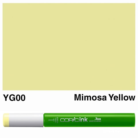 Copic Ink Yellow & Yellow Green