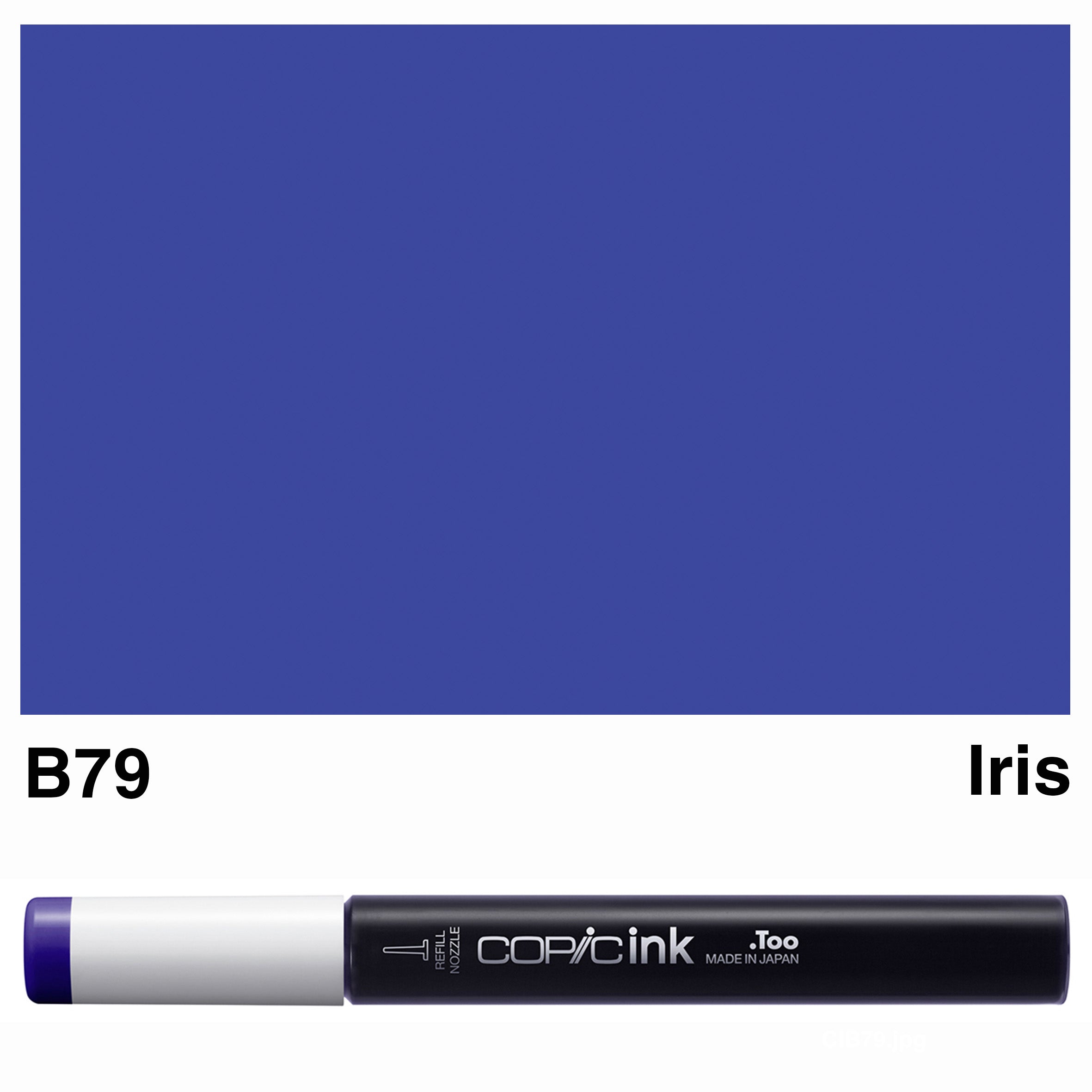 Copic Ink Blue & Blue Violet