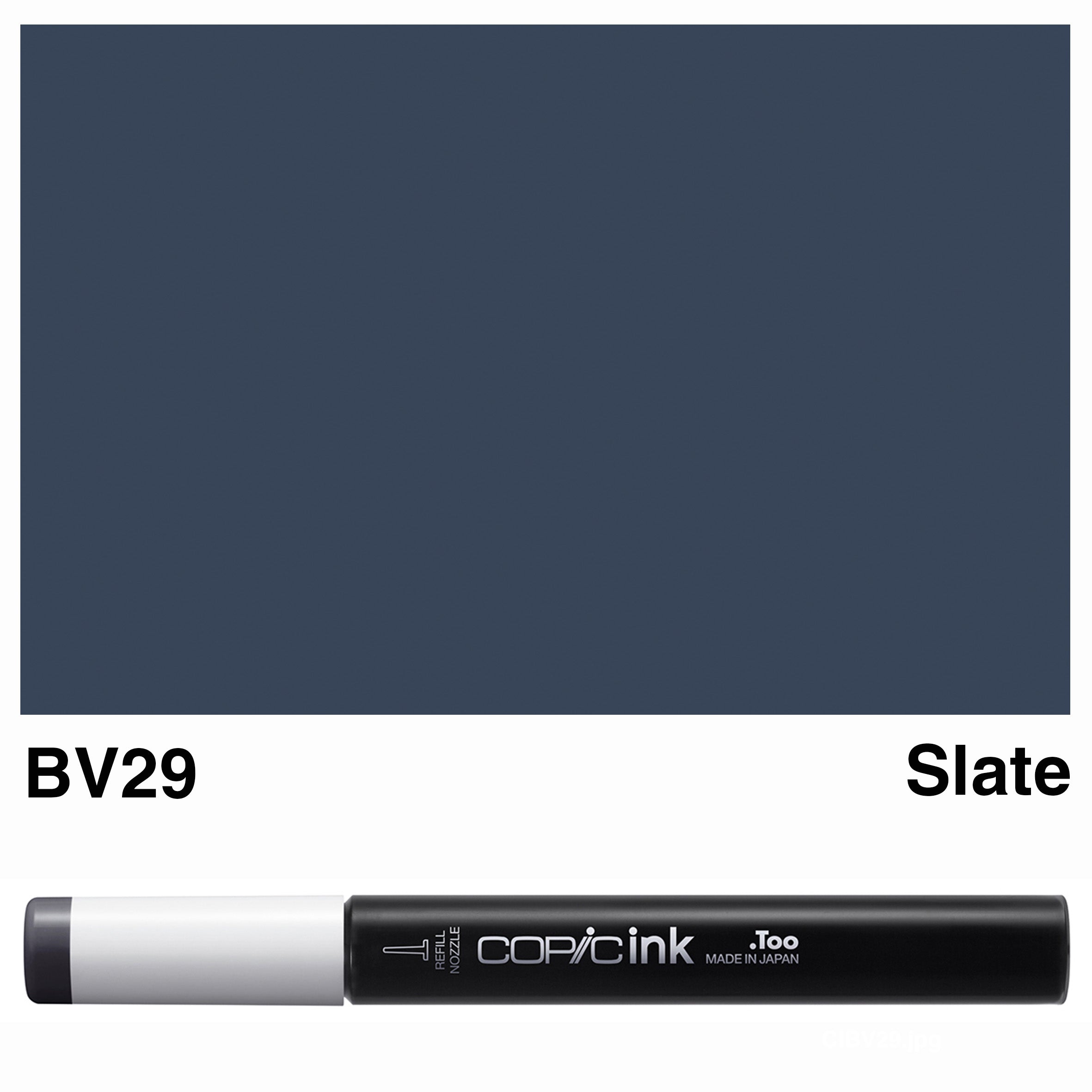 Copic Ink Blue & Blue Violet