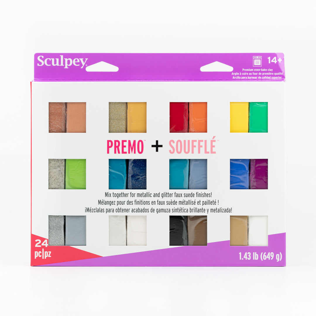 Sculpey Premo & Soufflé Multi-Pack 24 pk