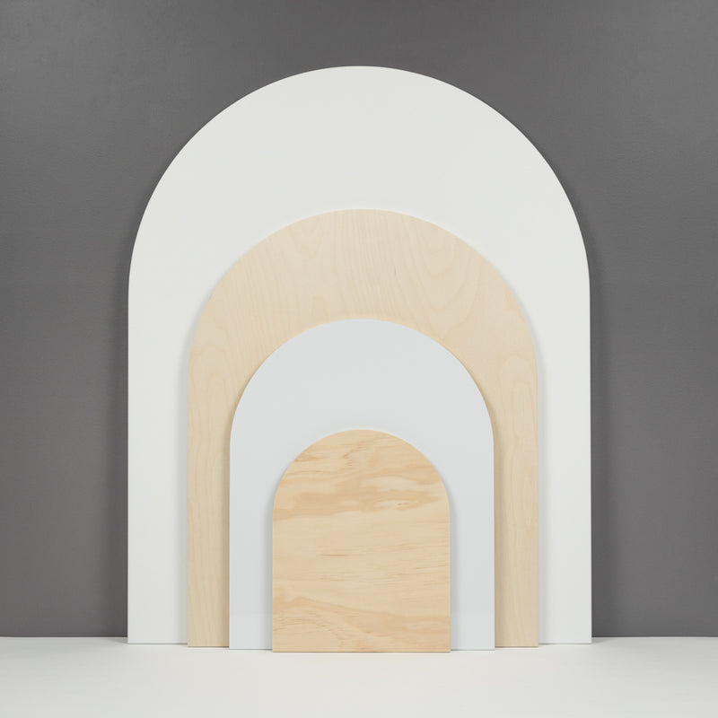 Gloss Aluminium Arch Art Board
