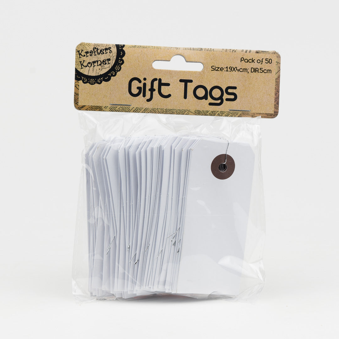 Product Tags White