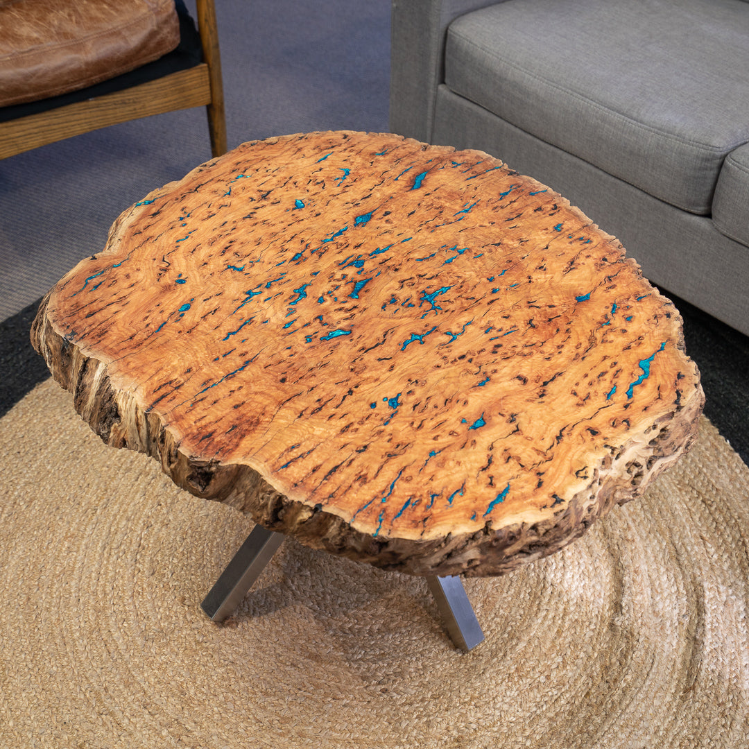 Burl & Resin Coffee Table
