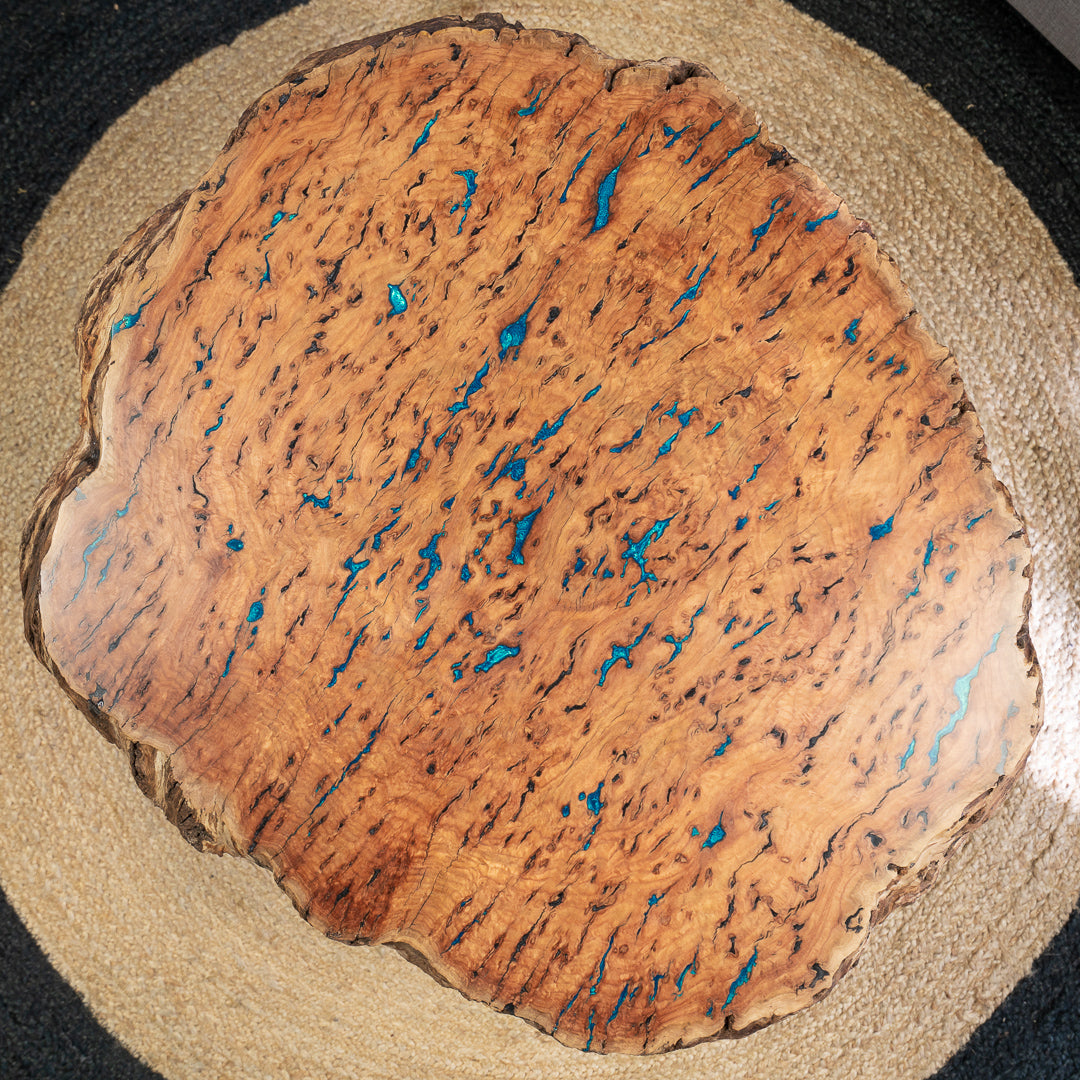 Burl & Resin Coffee Table