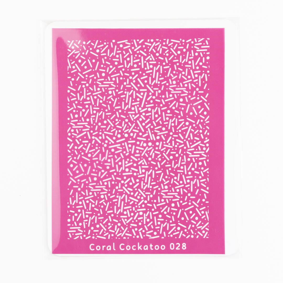 Silk Screens Coral Cockatoo