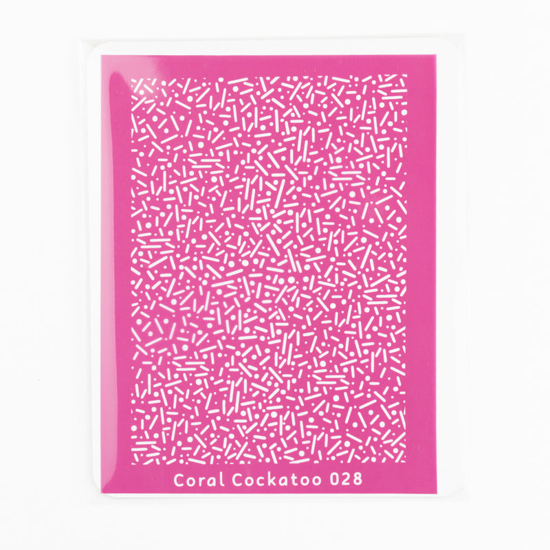 Silk Screens Coral Cockatoo