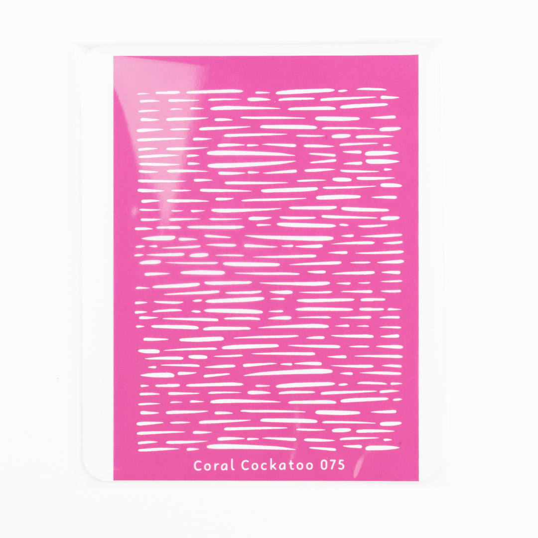 Silk Screens Coral Cockatoo