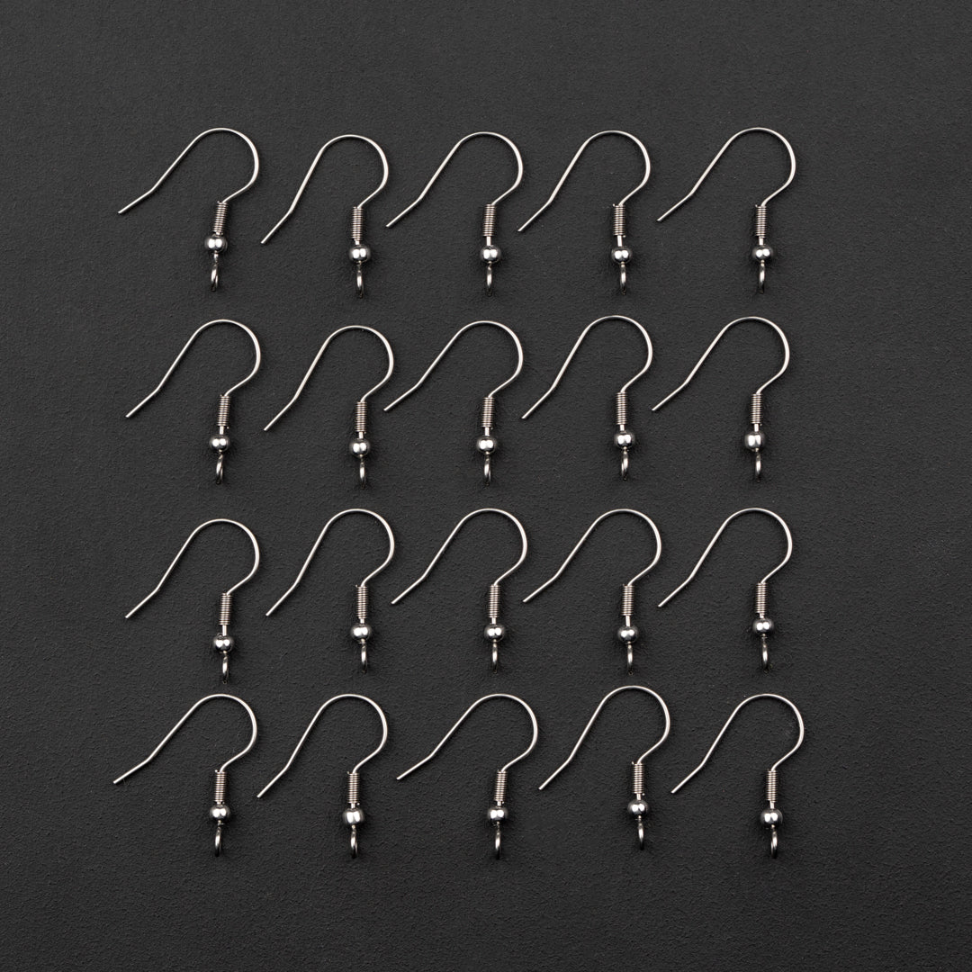 Earring Hook 20pk Silver