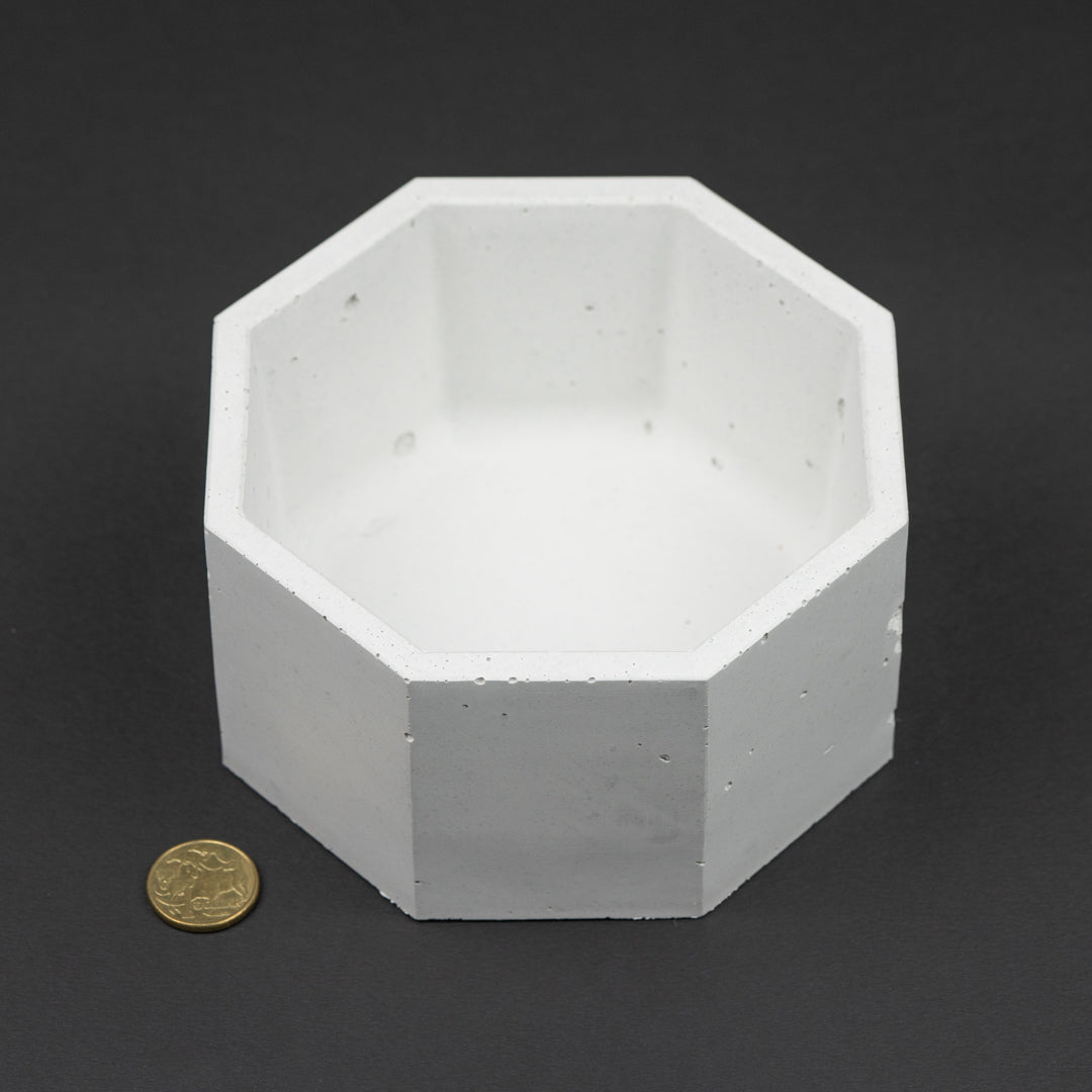 Large Octagon Planter Pot Silicone Mould