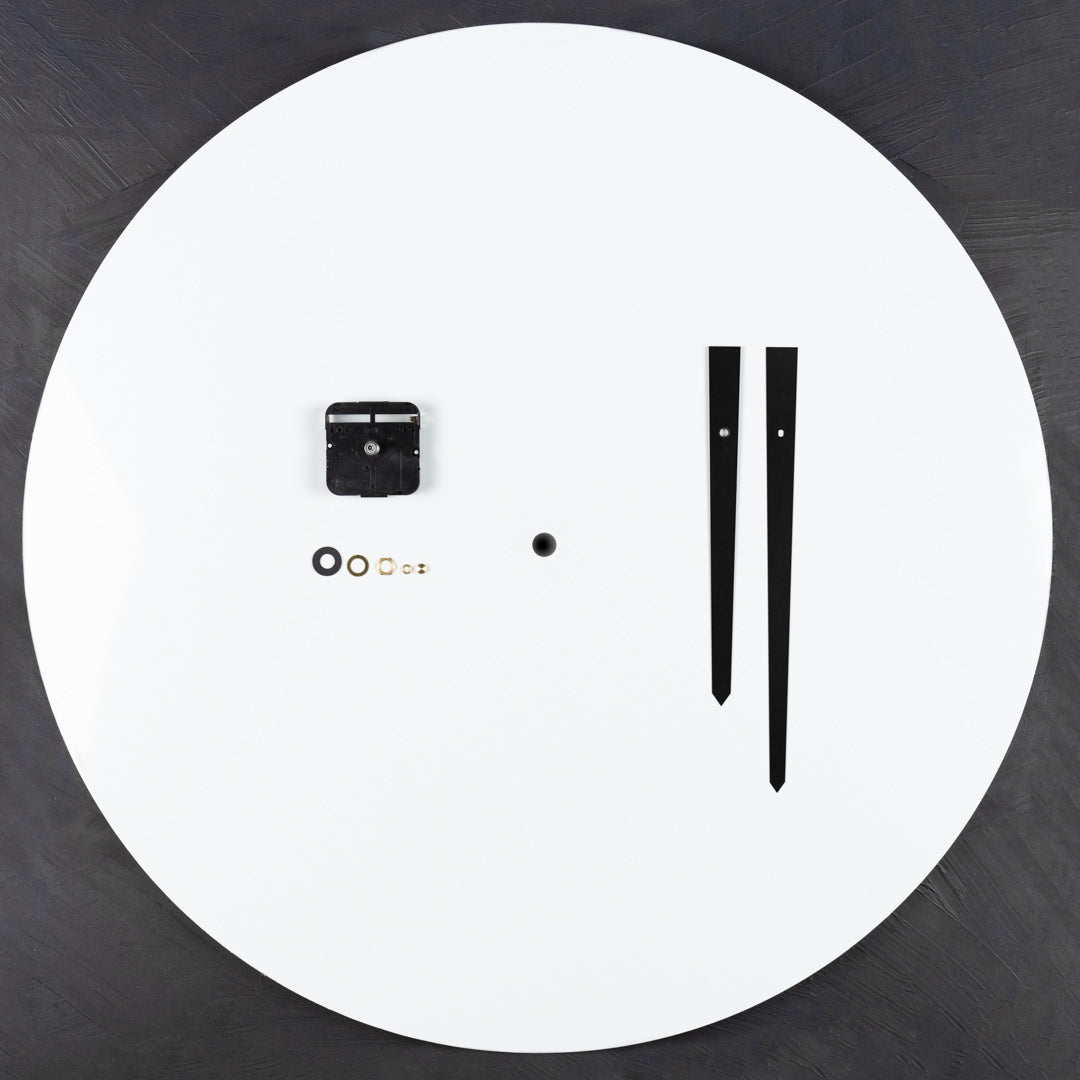 Aluminium Art Board 60cm with Clock Mechanism