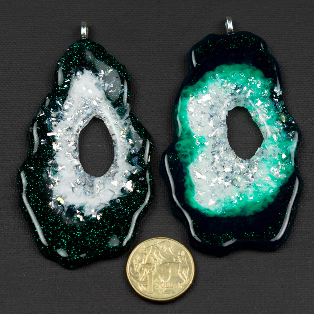 Geode Slices Silicone Resin Mould