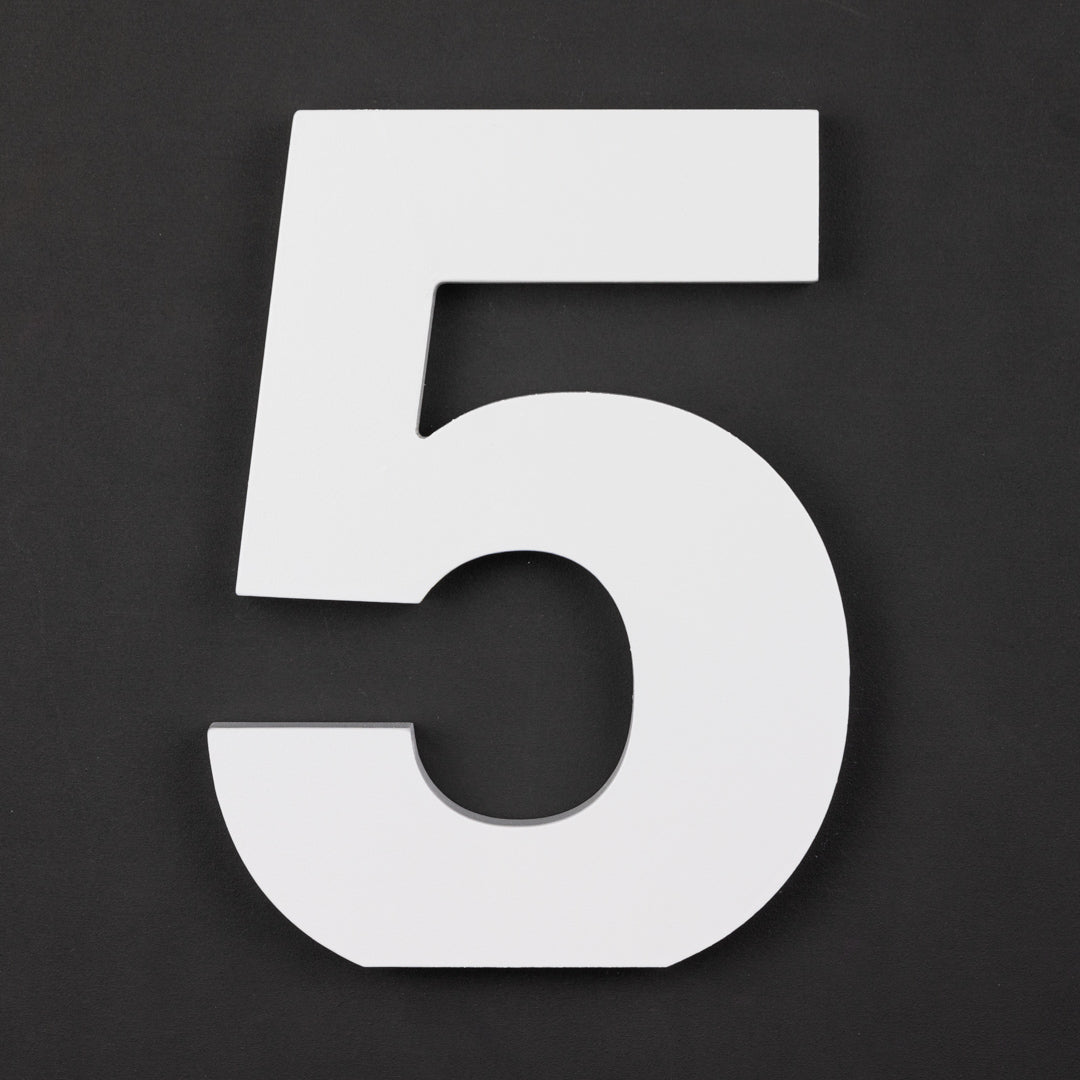 Large Wooden Numbers