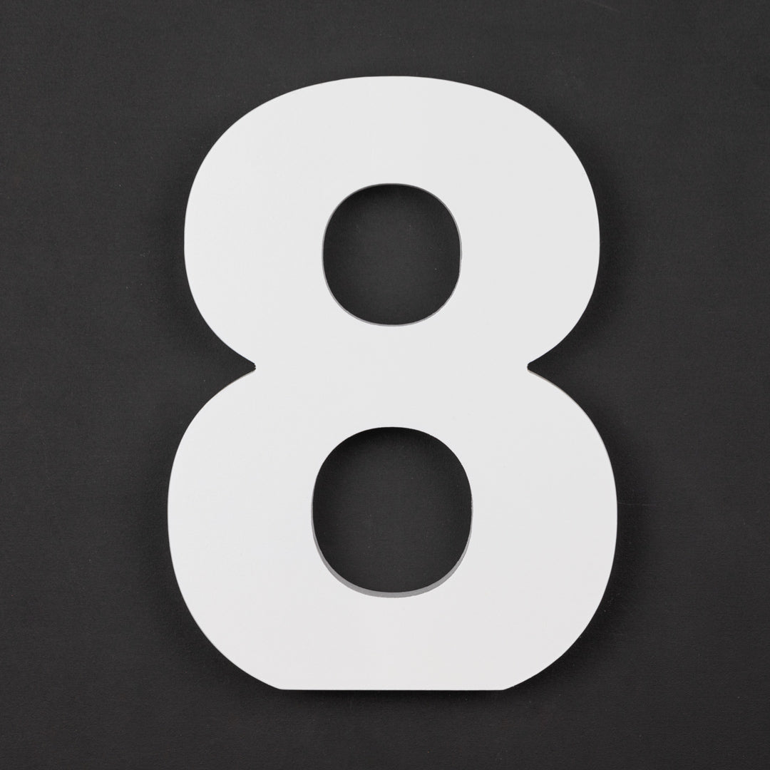 Large Wooden Numbers