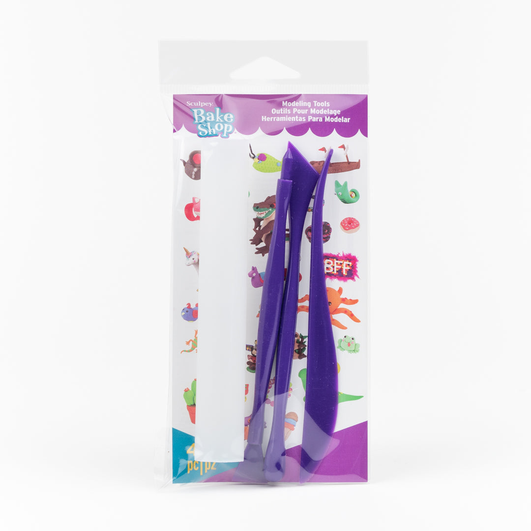 Sculpey Bake Shop Modeling Tools 4pcs