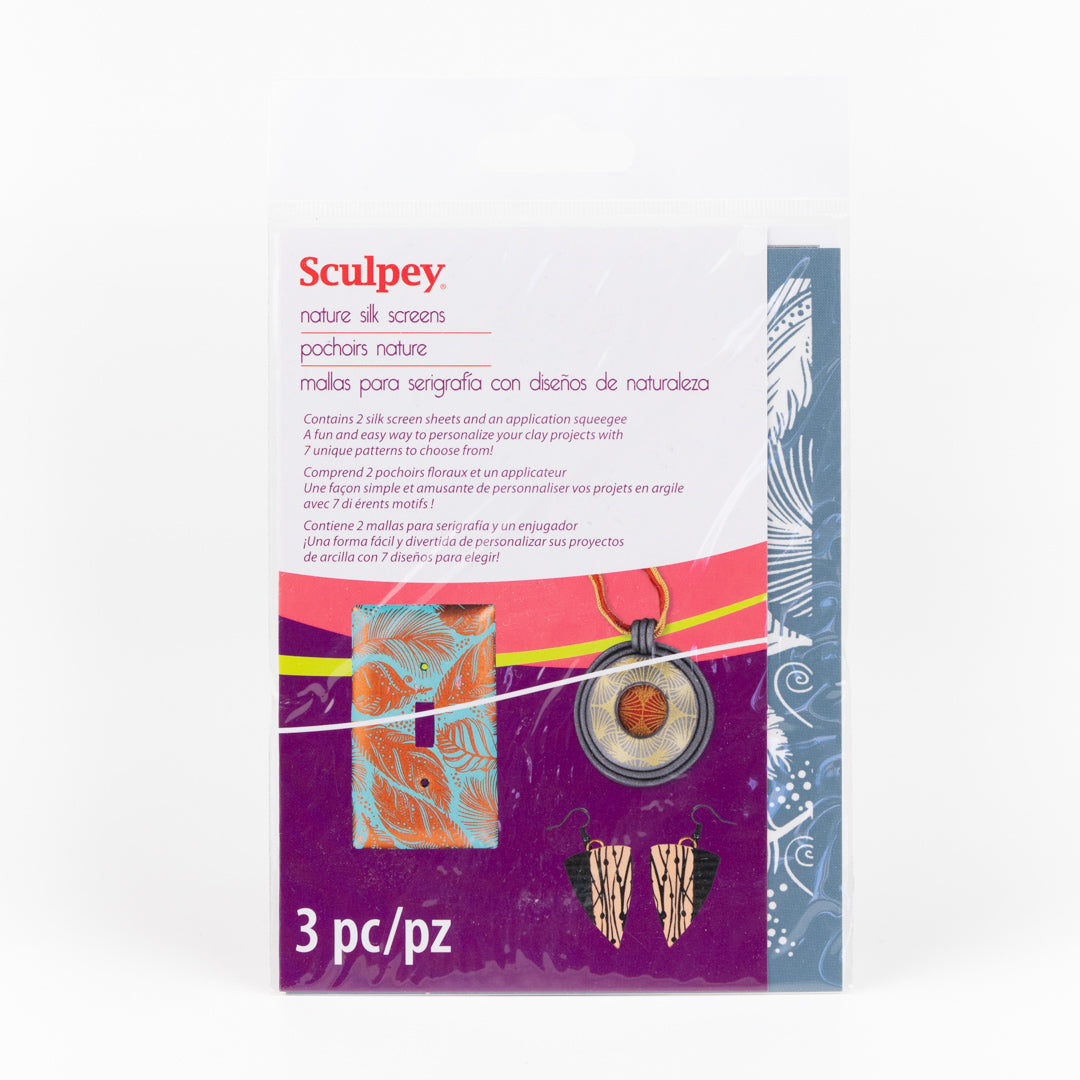 Sculpey Silk Screens - Nature